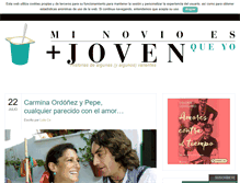 Tablet Screenshot of minovioesmasjoven.com